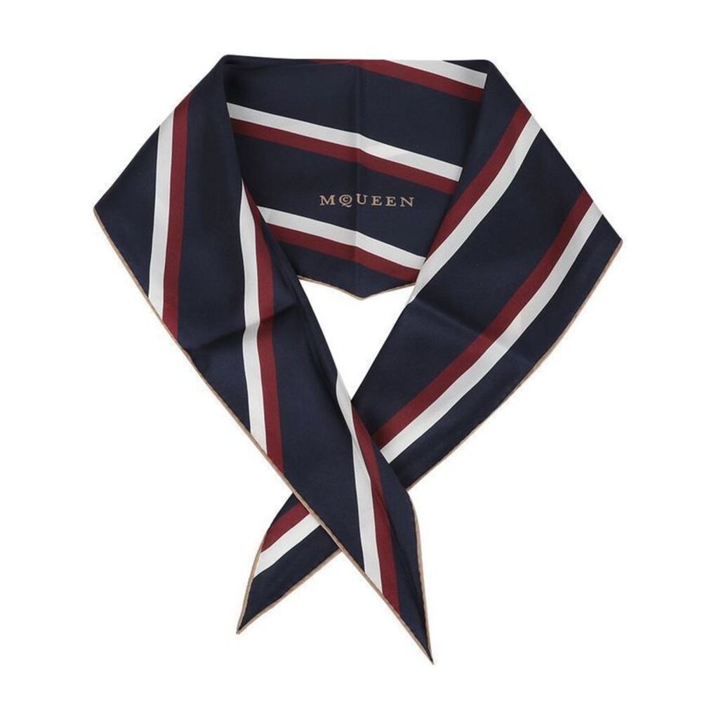 Stripe Silk Scarf